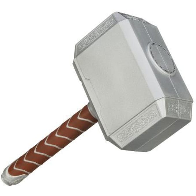 Marvel Thor hamer, rollenspelspeelgoed, accessoire geïnspireerd op de Marvel-superheldstrips, voor kinderen vanaf 5 jaar