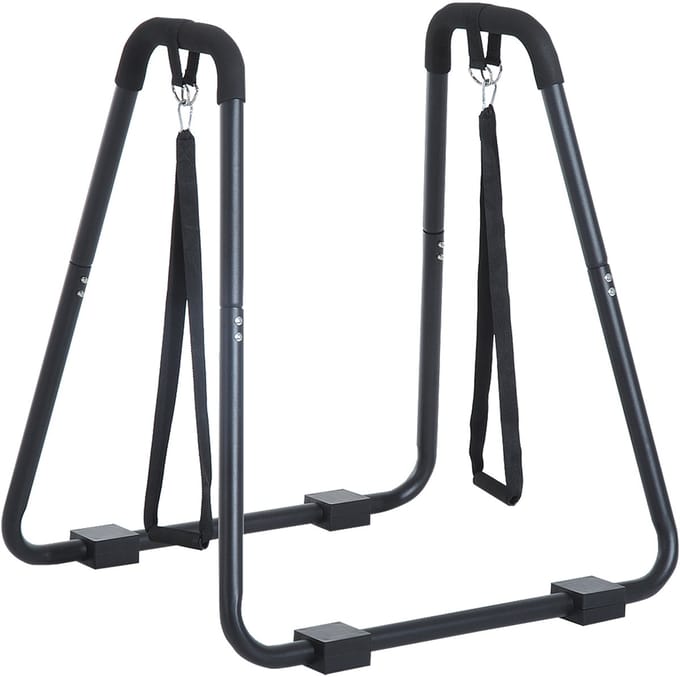 HOMCOM standaard – staal – 90L x 81B x 92,5H cm – zwart