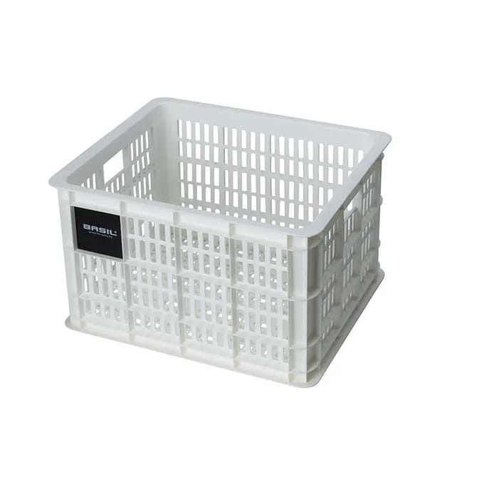 Basil Fietskrat M - Medium - 29.5 Liter - Wit