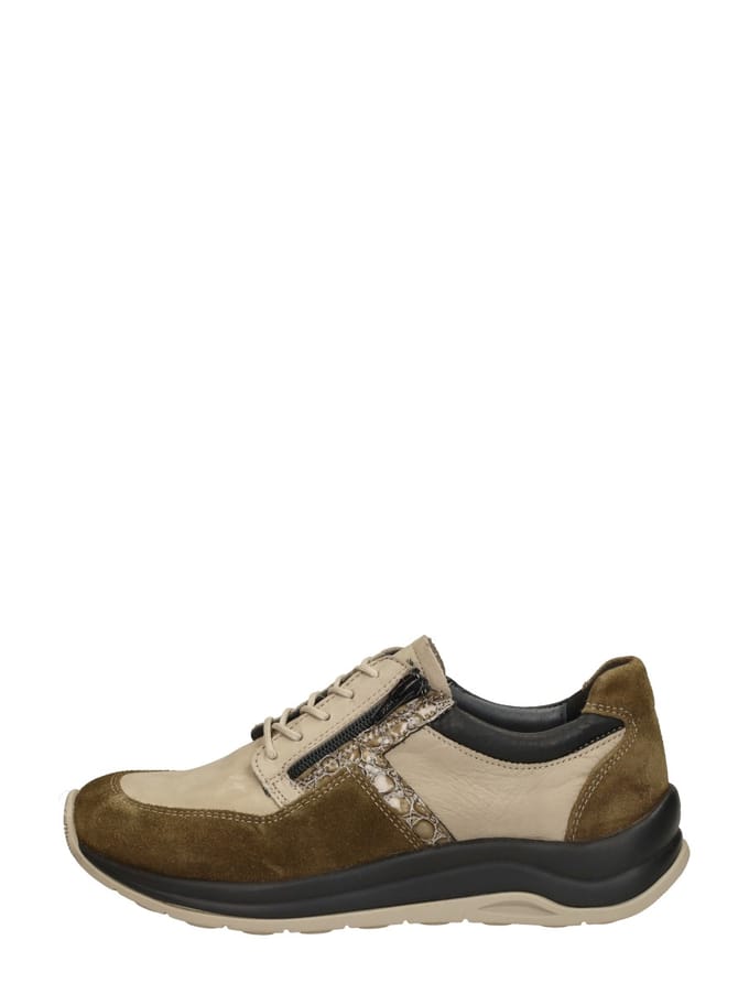 Wolky Comrie Veterschoenen Laag - Beige - Maat 39