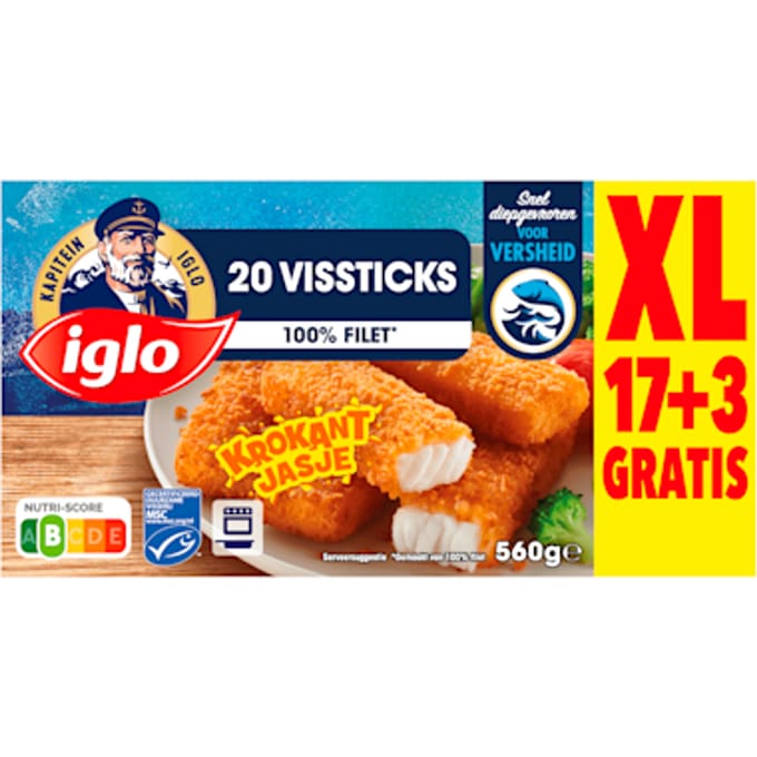 IGLO vissticks - 20 stuks