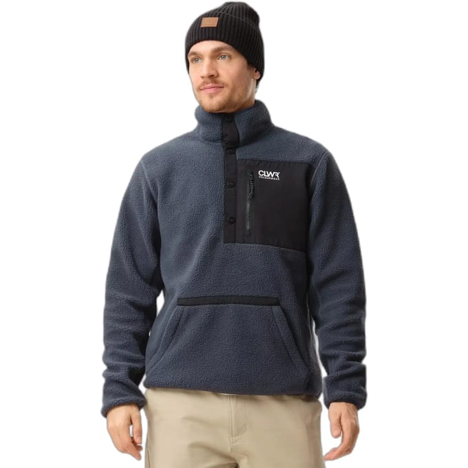 Fleece met drukknoopjes Colourwear Pile