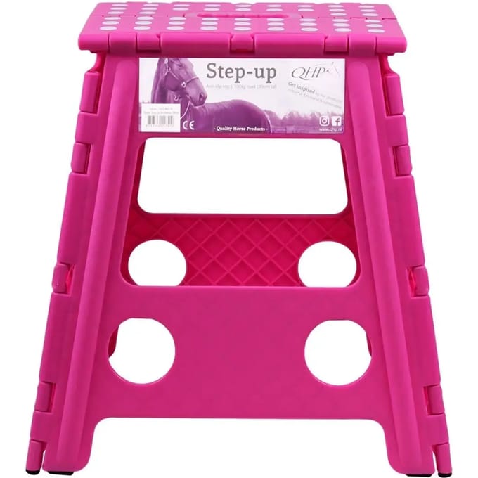 QHP - Opstapkruk - Step-Up - Fuchsia - 39cm