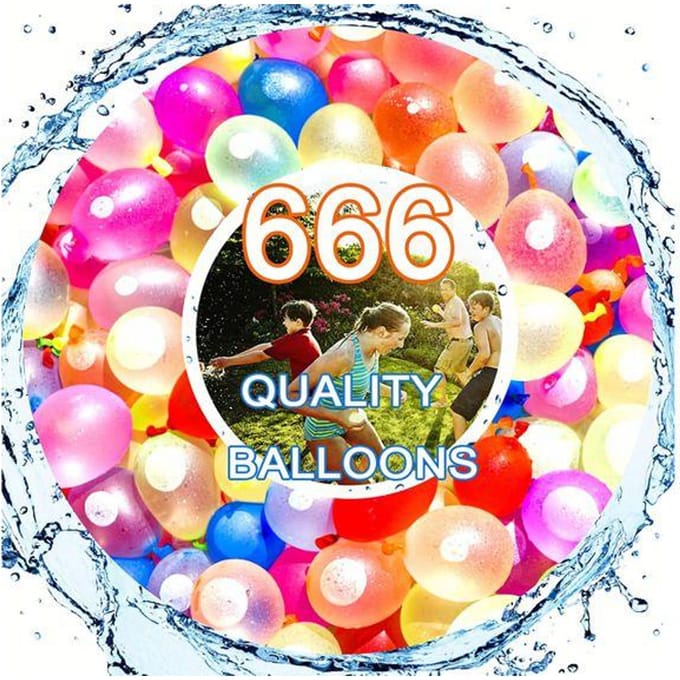 Ballons d'eau - AUCUNEARY - 666 unités - Mixte - 3 ans et plus - Extérieur