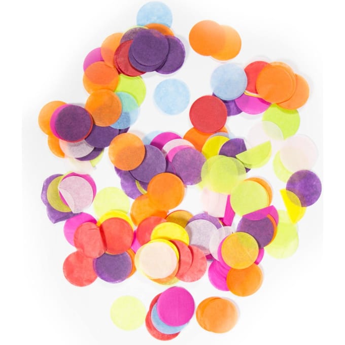 Meerkleurige Confetti Groot - 14 gram