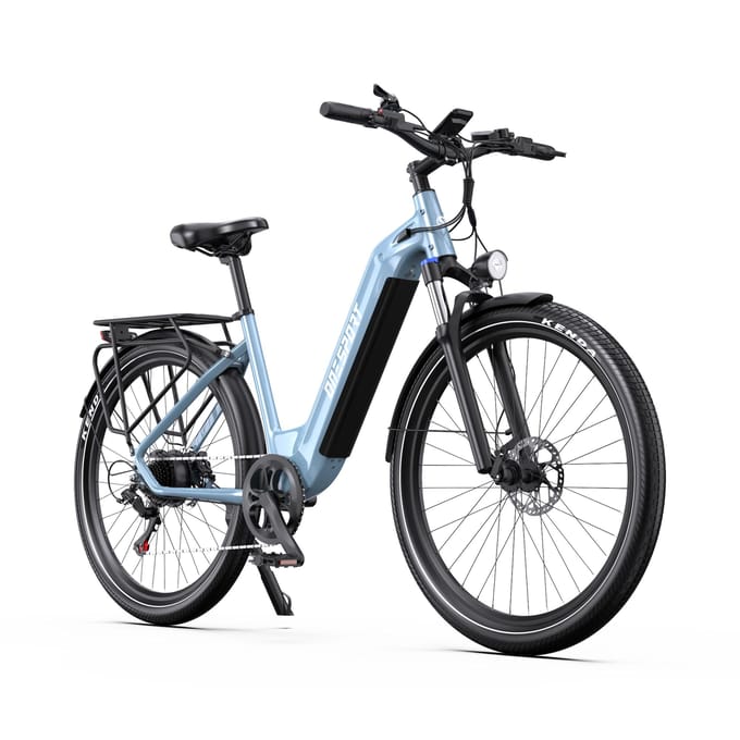 ONESPORT WT05 27,5  Stads E-bike, 36V 18,2Ah Batterij blauw