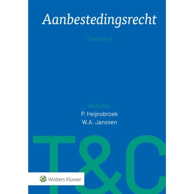 Aanbestedingsrecht - Tekst & Commentaar