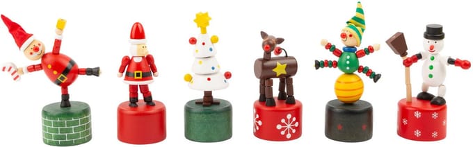 Small Foot - Houten Drukfiguur Kerst