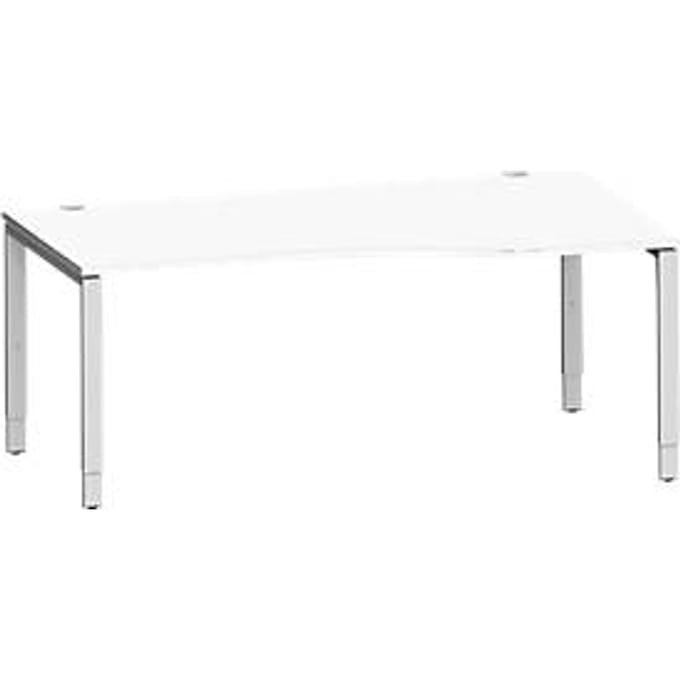 Schäfer Shop Genius bureau MODENA FLEX, aanbouw rechts, B 1800 mm, wit