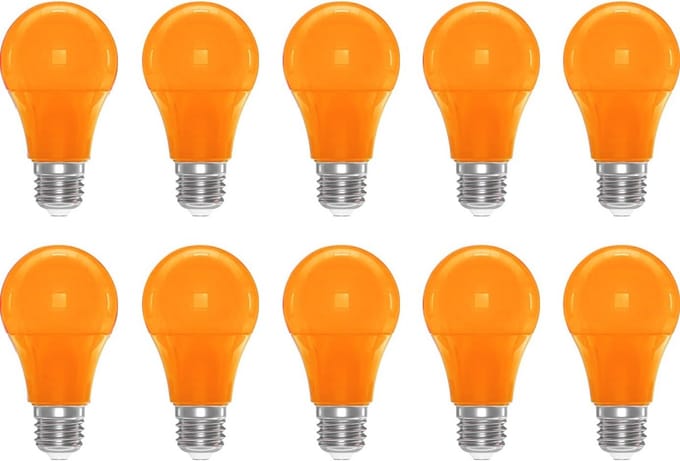 Gekleurde E27 LED Gloeilampen 3W | Set van 10 Stuks Voor Binnen en Buiten