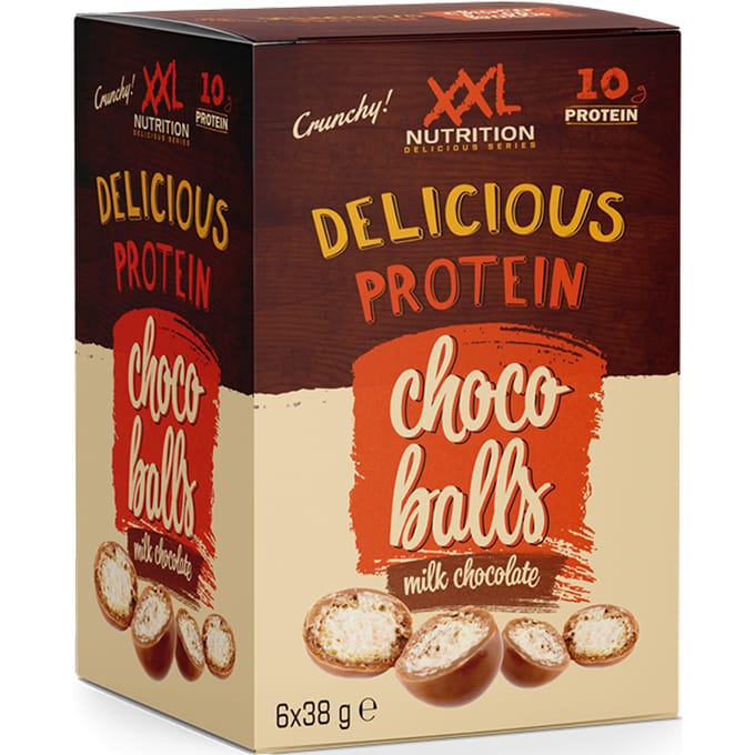 XXL Nutrition Delicious Protein Choco Balls Chocolade 6 pack - 38 gram
