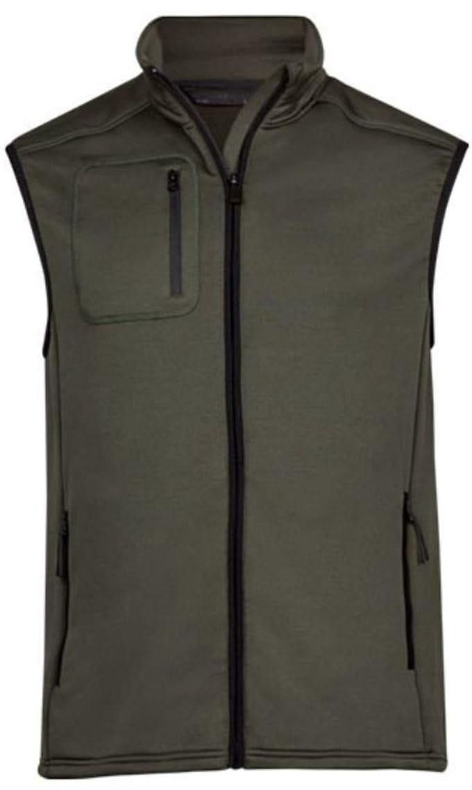 Tee Jays - Stretch Fleece Bodywarmer - Deep Green maat L