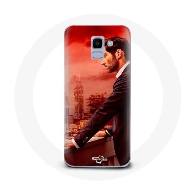 Coque pour Samsung Galaxy A8 2018 Lucifer Morningstar Saison 5 Série