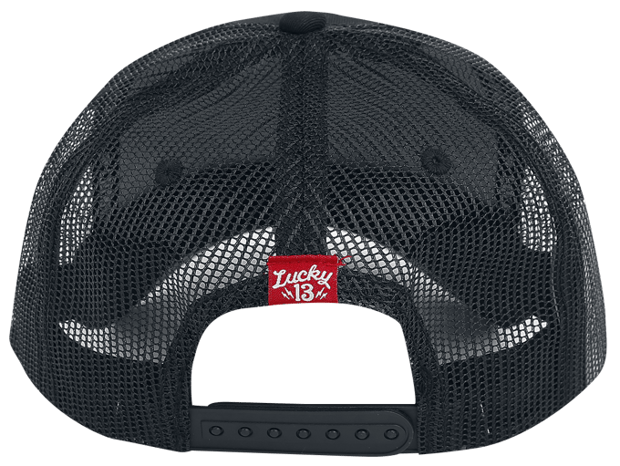 Lucky 13 - Rockabilly Cap - Fast and Loud Trucker Cap - zwart