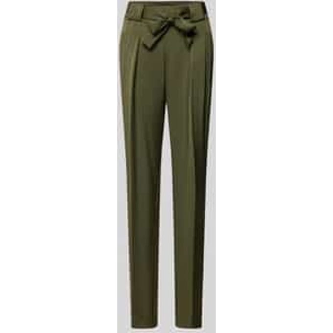 Broek met bandplooi