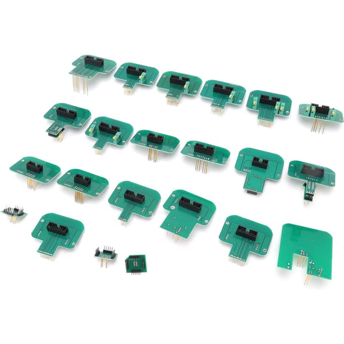22 pièces Adaptateurs de Sonde de Cadre BDM LED Vert Outil Professionnel de Reprogrammation de Puce Remplacement pour Bosch blue
