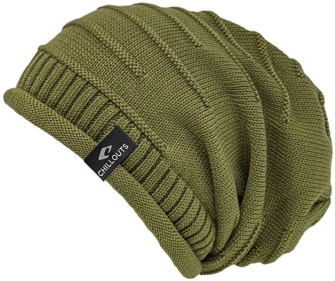 Chillouts beanie muts Erik olive
