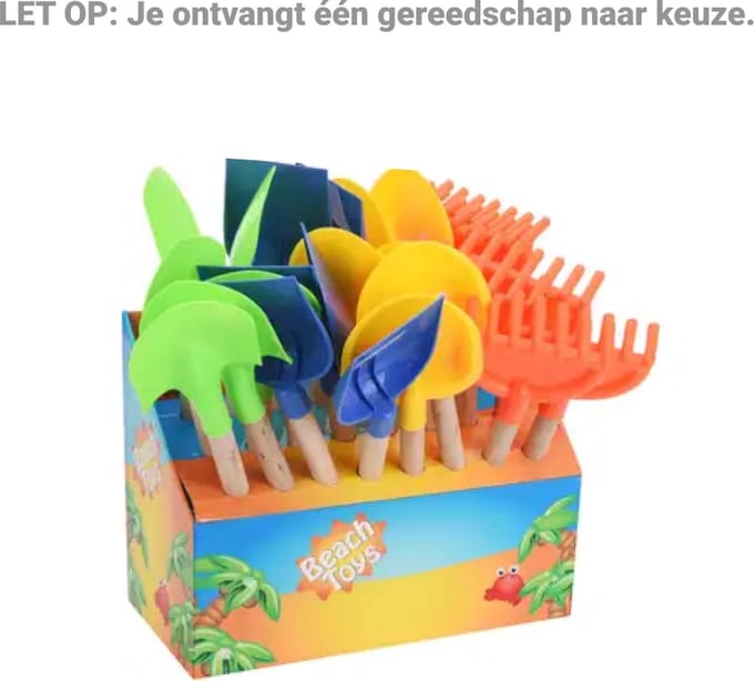 Kinder Tuingereedschap Hout - Blauwe Schep