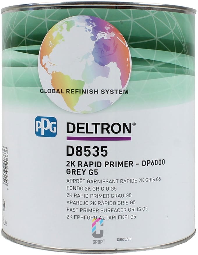 PPG D8535/E3 2K Rapid Primer in Blik 3 liter - GRIJS