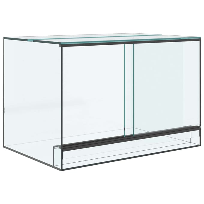 vidaXL Terrarium met opslag Transparant 60 x 40 x 40 cm Glas