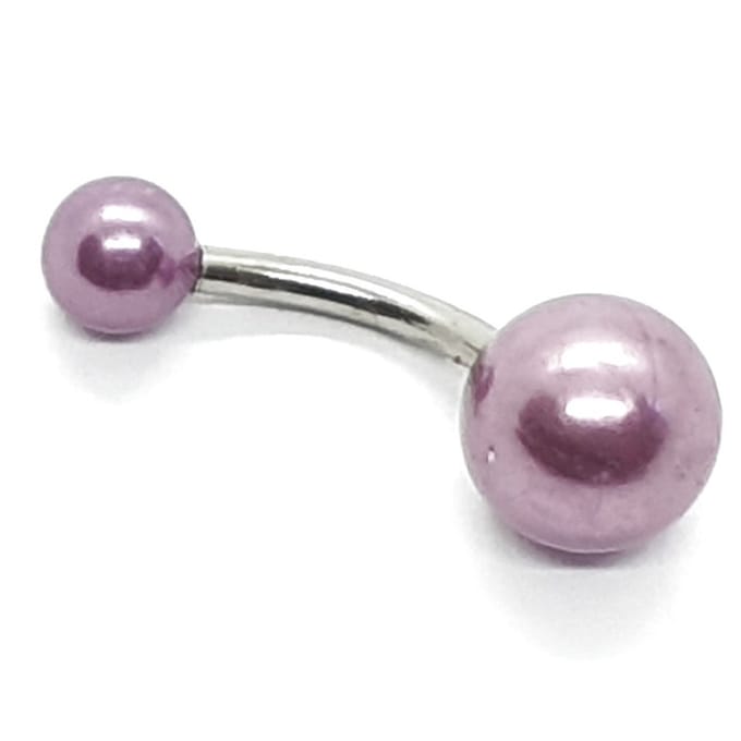 Navel Piercing - Paars Parel