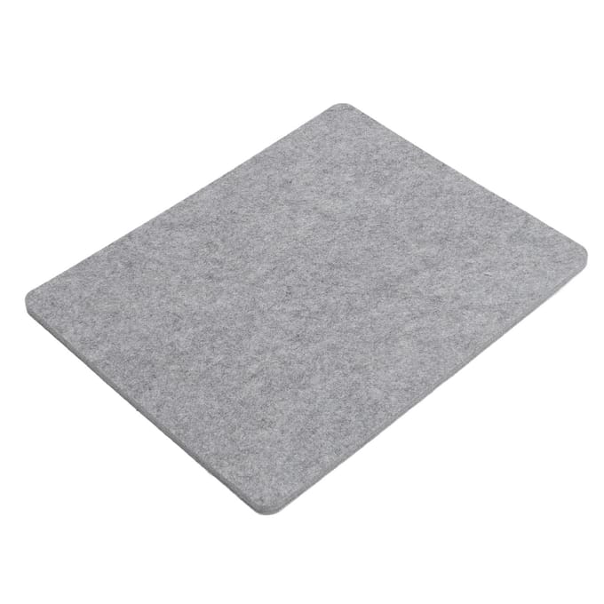 Wollen Strijkmat Hittebestendig Pure Wol Perskussen Draagbare Strijkdeken voor DIY Quilten gray