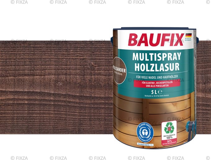 BAUFIX Multispray houtbeits 5 liter (Palissander zijdeglans)