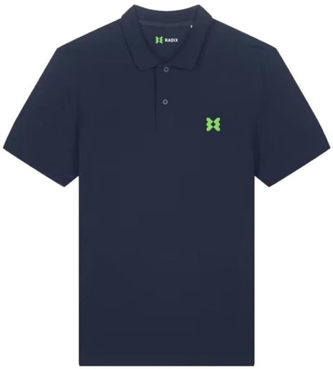 Radix - Polo - Heren - Kleur Navy - Maat M - Met borstlogo