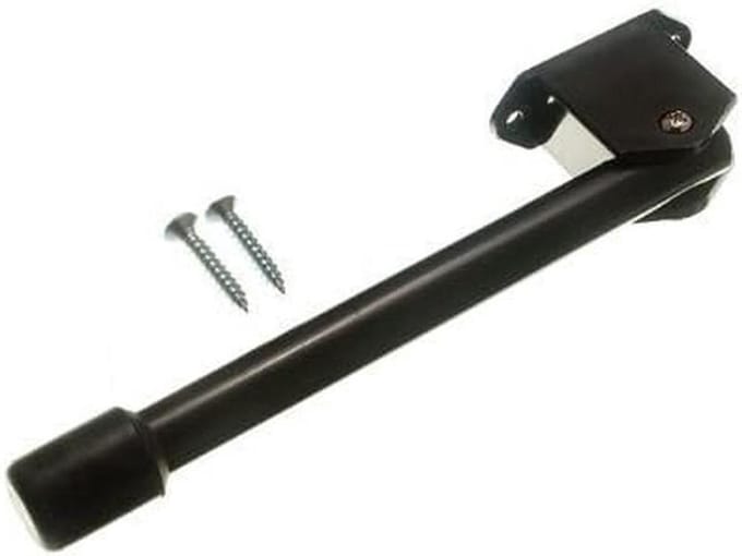 Deurstops - Deurvastzetters Deurhouders - Deuren Open Houden - Veerbelast Ontwerp - 97 Gram - Zwart