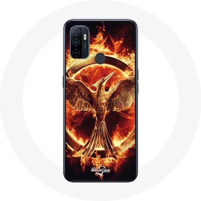 Oppo A53 hoesje Hunger Games Movie-logo