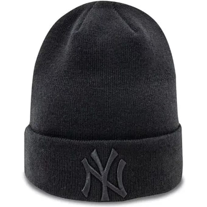 New Era Beanie/Muts New York Yankees Essential All Black Cuff Knit