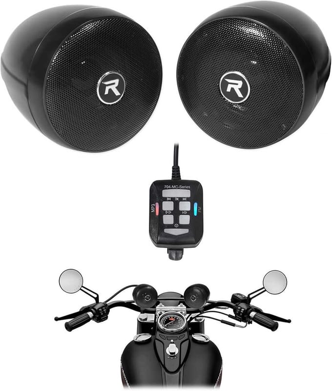 Waterdichte Motorfiets Bluetooth Speakers voor Stuurbevestiging 3 Inch