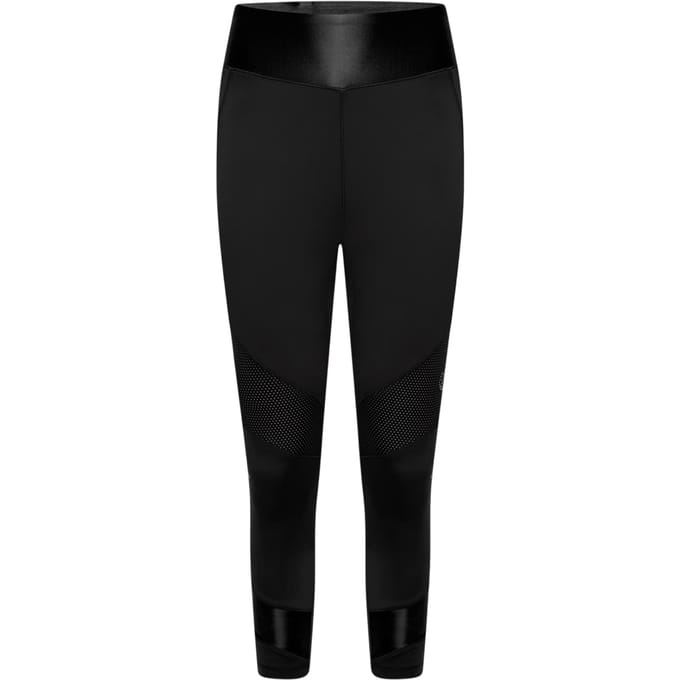 Dare 2B Dames/Dames Mesh Panel 3/4 Legging (Zwart)
