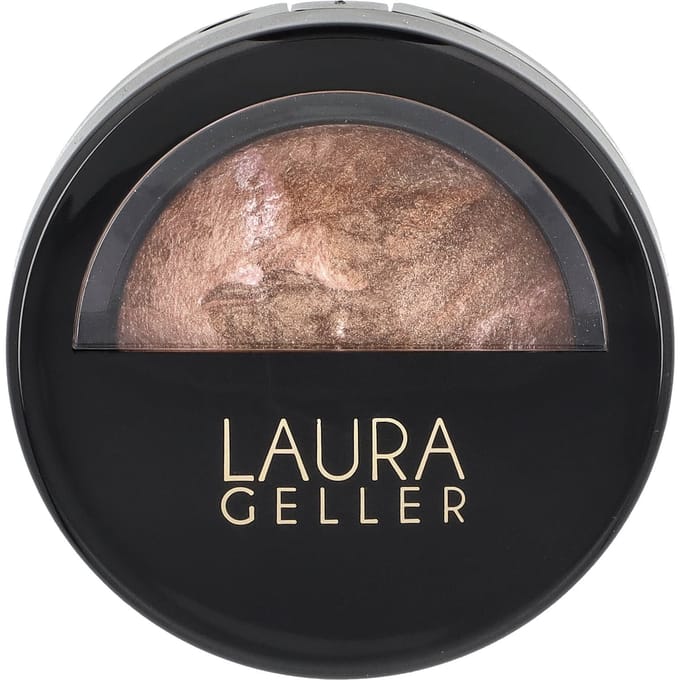 Laura Geller, Blush Cuit Illuminant, Blush Marbré, 0018029B Sunswept, 4.5g (0.16oz) gray