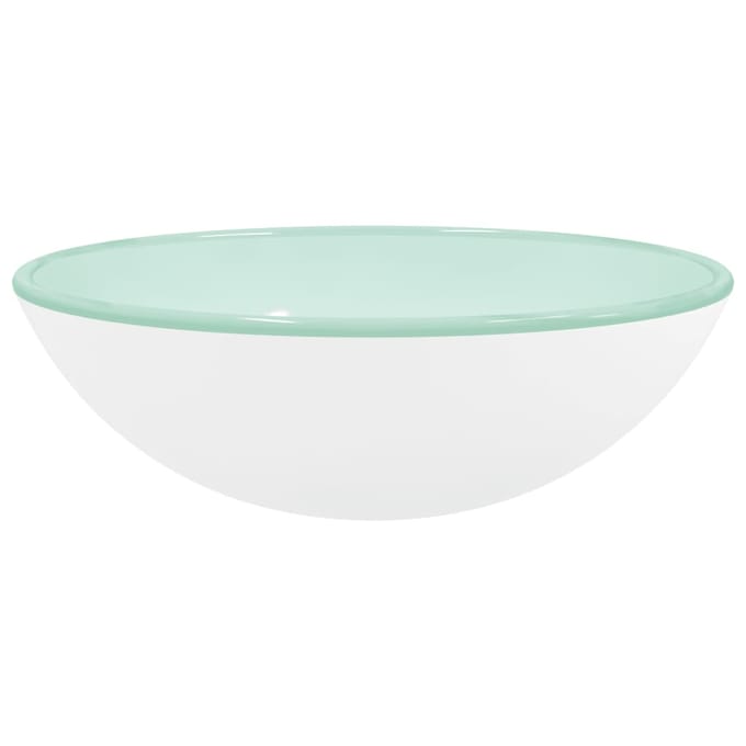vidaXL - Wasbak - 42x14 - cm - gehard - glas - wit