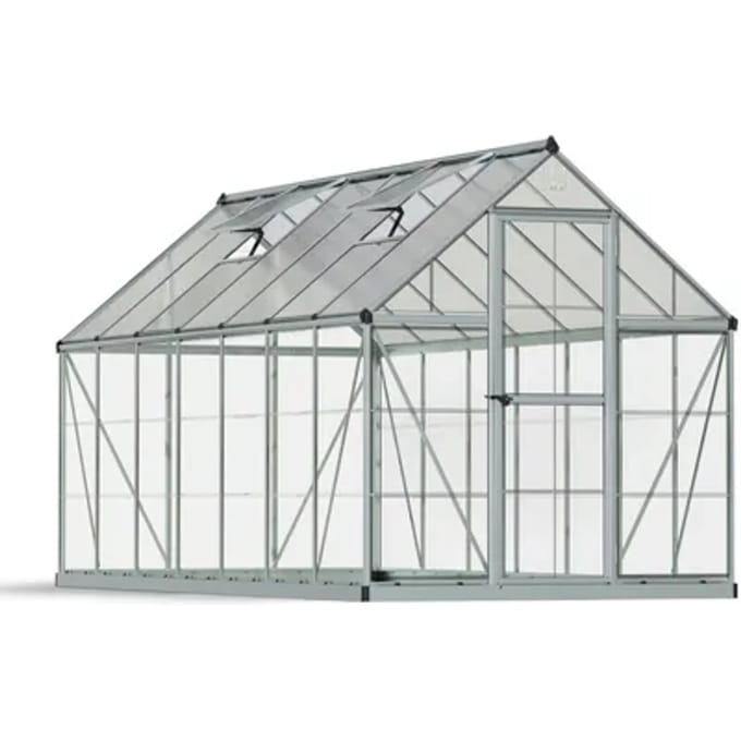 Canopia Tuinkas Hybrid 6x14 - Hybride - Zilver - 426x185x208cm