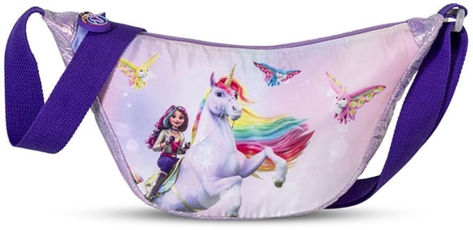 Unicorn Academy Schoudertas Magical - 33 x 16 x 8 cm - Moon Bag - 2 L - Polyester