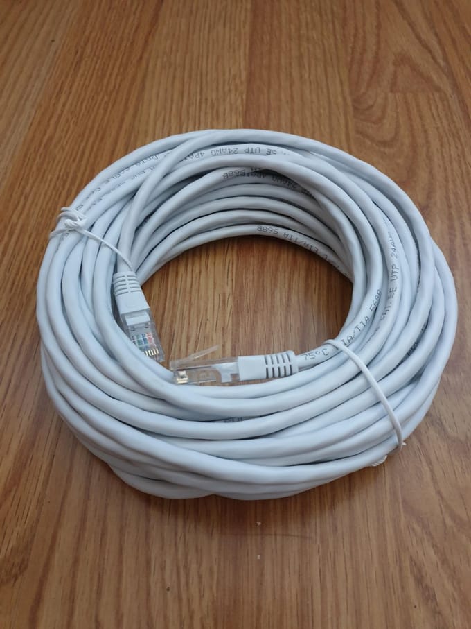 Wentronic CAT5E Netwerkkabel - RJ45 - Wit - 15 m