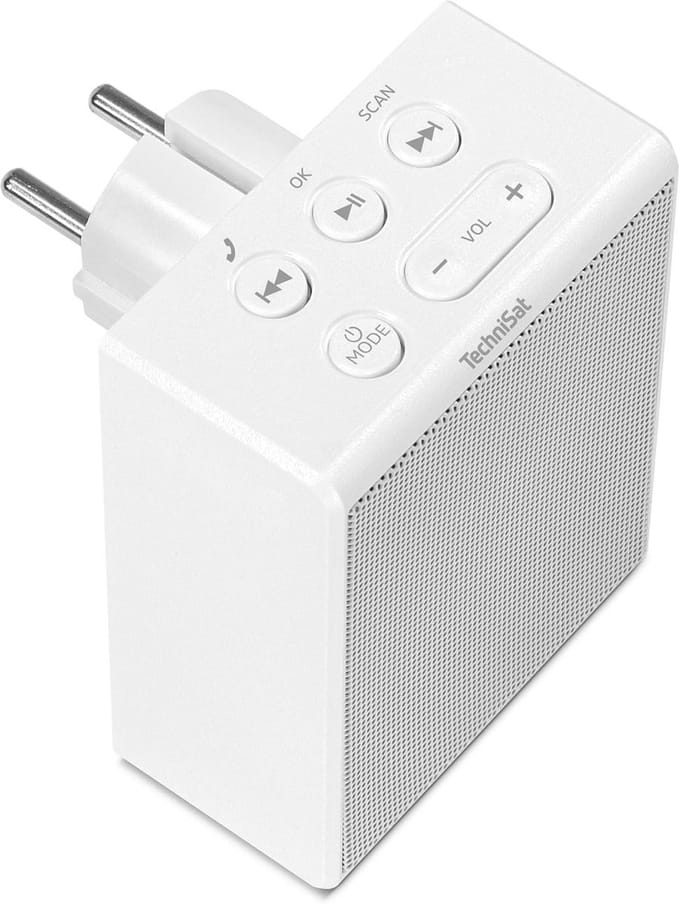 Compacte Stopcontainerradio met Bluetooth en FM, Handsfree met 30 Favorieten