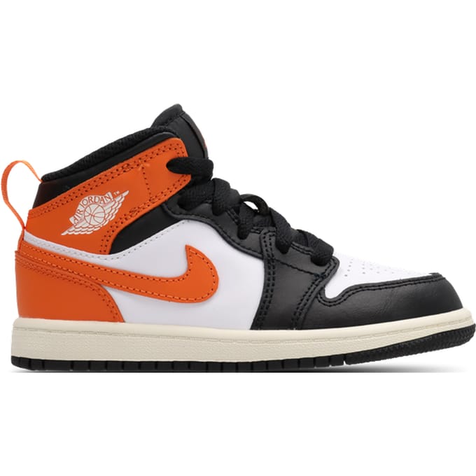 Jordan Aj1 Mid Peuterschoenen - Bruin - Maat 28 - Leer