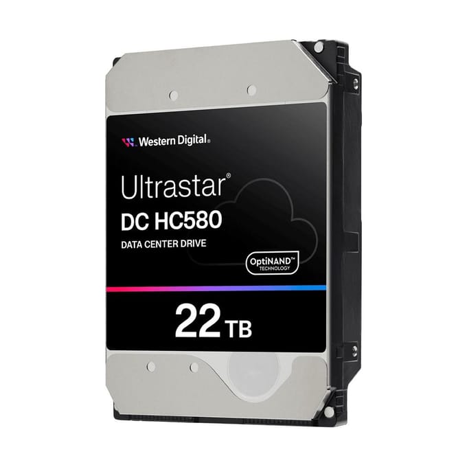 WD Ultrastar DC HC580 (SED) - 22TB - Harde schijf - 0F62785 - SATA-600 - 3.5"