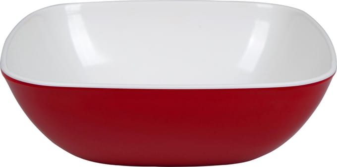 Bo-Camp Kom - 100% Melamine - 15,2x15,2x5 Cm - Two-tone Rood