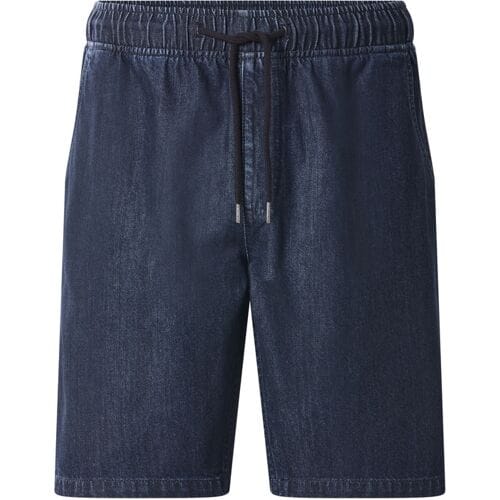ESMARA MEN Korte heren broek - denim shorts (Donkerblauw, L)
