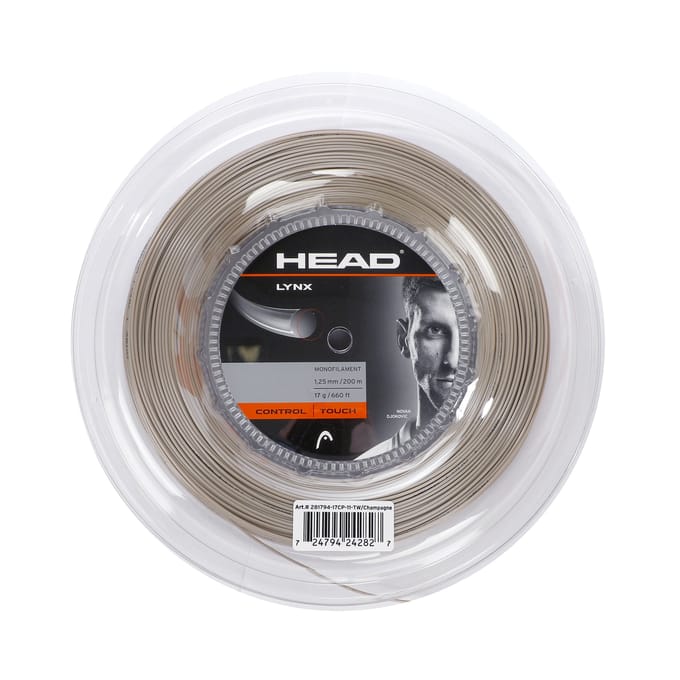 HEAD Lynx Rol Snaren 200m Special Edition-Natuurlijke Kleuren