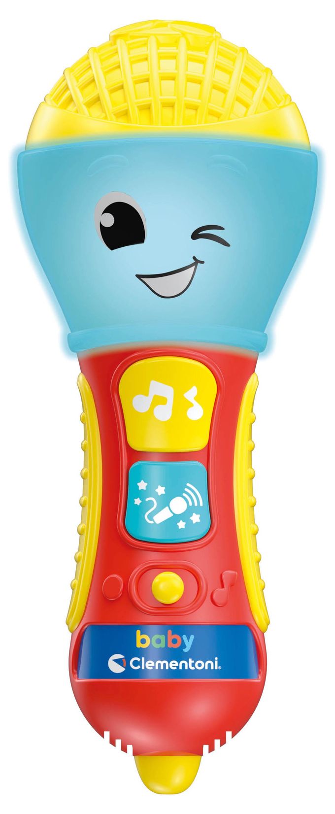 Clementoni - Babyspeelgoed - Microfoon met lichtjes en geluid - vanaf 3 maanden