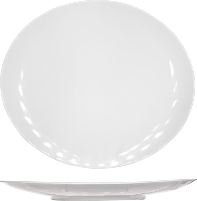 Cosy&Trendy Essentials Steakbord - Ovaal - 27 cm x 30 cm - Set-6