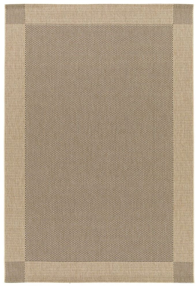 Buitenkleed - Bask Frame beige/zwart 200x290