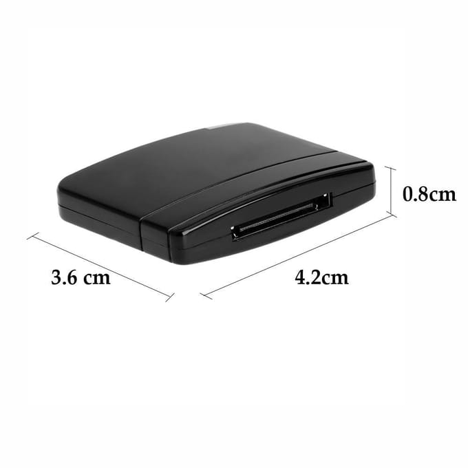 Muziek Bluetooth-audio-ontvangeradapter voor iPod iPhone Dock-luidspreker zwart