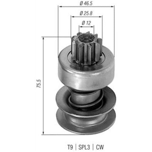 Startmotor MAGNETI MARELLI 940113020001