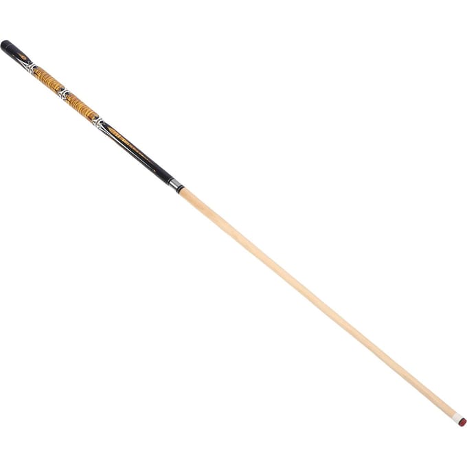 2-delige Poolkeu van Esdoornhout 13 mm Tip 1,45 m Lengte 12 Biljartkeu Biljartstok beige